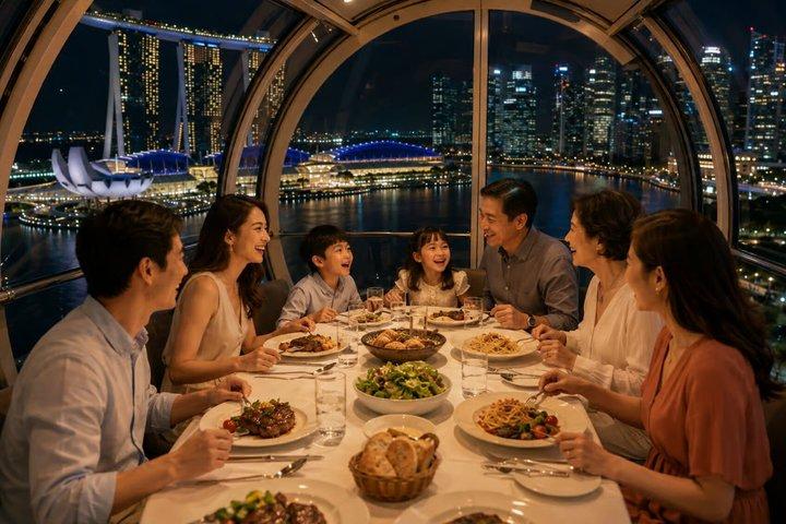 Singapore Flyer Tickets and Luxury Dining Experience