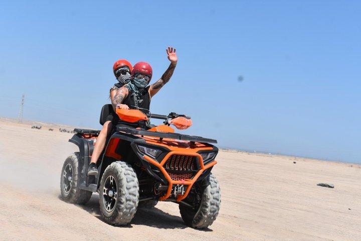 フルガダ砂漠サファリ：クワッド、バギー、4X4ジープ、BBQディナー＆ショー