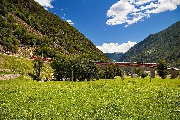 Bernina Express First Class, St. Moritz and Lake Como