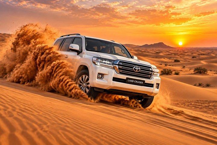 Safari nel deserto di Dubai con dune bashing, giro in cammello e cena barbecue