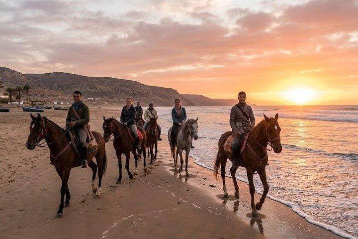 Taghazout Beach Horseback Riding