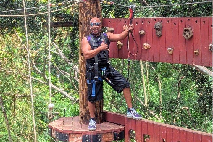 Adventure Course Extreme Including Climbing Wall & Rappel