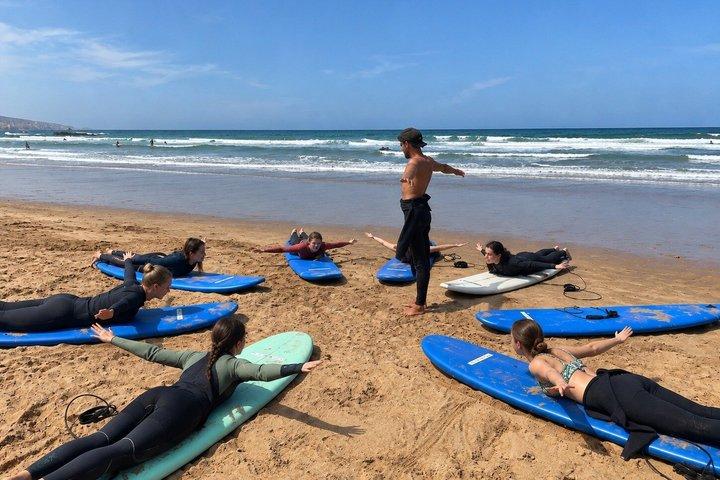 Taghazout Surf Lesson with Local Instructor & Full-Day Equipment
