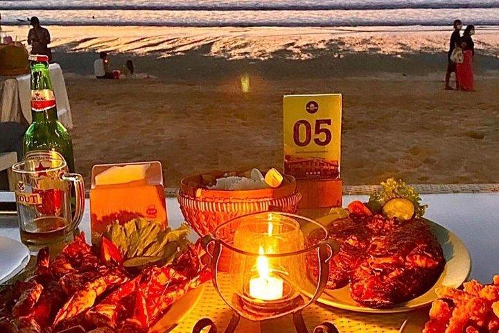 Romantic Seafood Dinner Jimbaran beach include Transfers