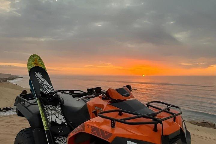 Agadir Taghazout Quad, Sandboard, Sunset and Moroccan Dinner