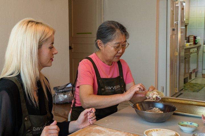 Korean Dumpling Cooking Class in Seoul with Vegan Option