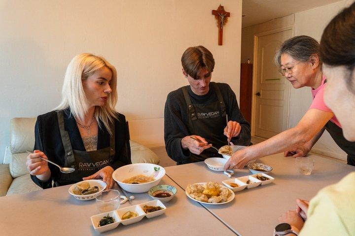 Korean Dumpling Cooking Class in Seoul with Vegan Option