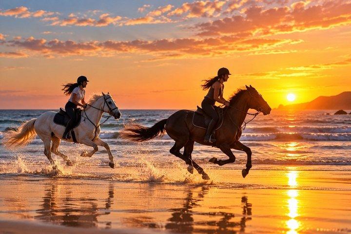 Taghazout Beach Horse Riding Experience (Morning or Sunset)