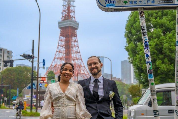 地元の東京のフォトグラファーとの東京でのフォトシュート