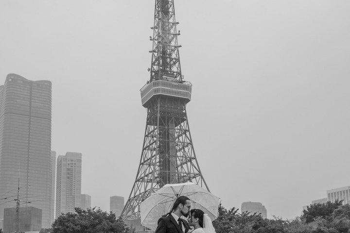 地元の東京のフォトグラファーとの東京でのフォトシュート