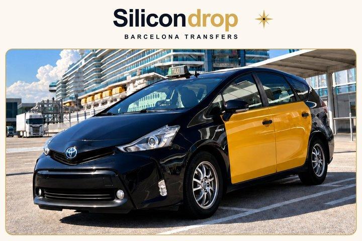 Barcelona Cruise Port naar Hotel Privé Taxi Transfer