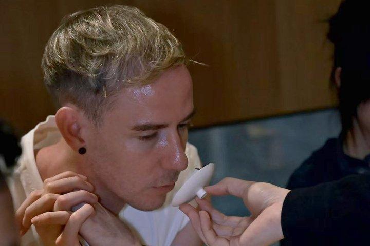 上海：天安1000ツリー近くのM50での中国語茶の試飲