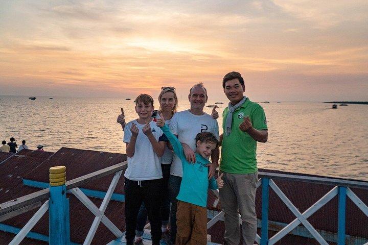 Village flottant Coucher de soleil Bateau Vespa Tour / Tuk Tuk Disponible
