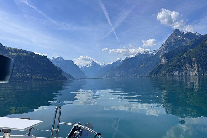ルツェルン湖グランドジャーニー：プライベートボート＆景色の良い帰路