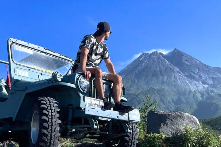 Merapi Volcano Sightseeing Jeep Tour with Pickup