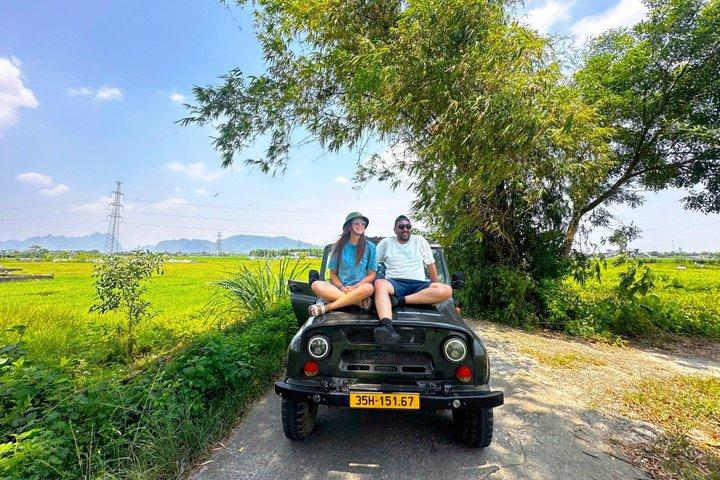 Ninh Binh Jeep Tour: Van Long Nature and Suoi Gio Waterfall
