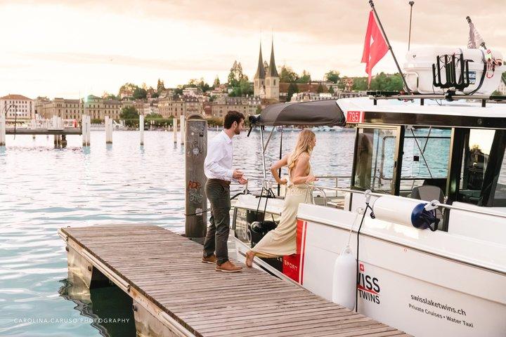 Lake Lucerne Grand Journey: Private Boat & Scenic Return