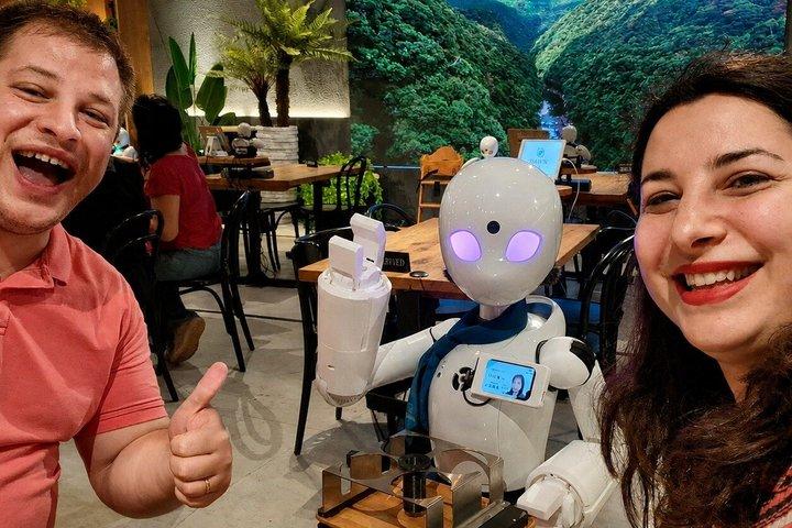 Explore Tokyo Robot cafe Experience and Nihonbashi Tour