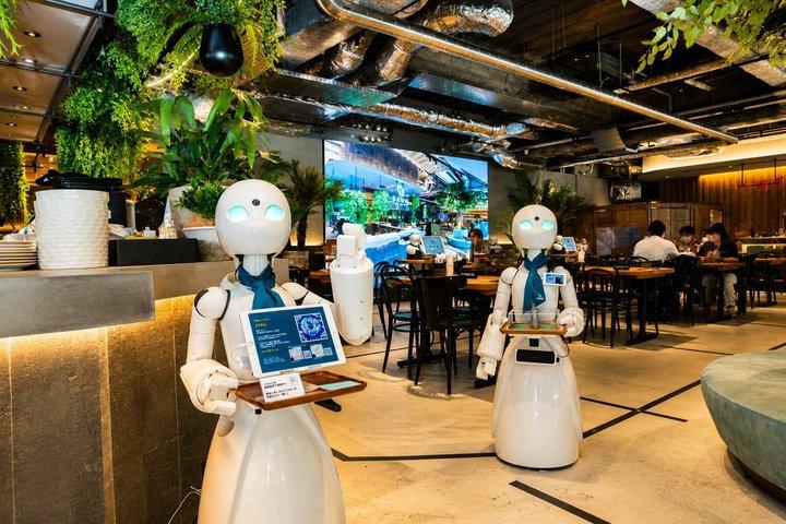 Explore Tokyo Robot cafe Experience and Nihonbashi Tour