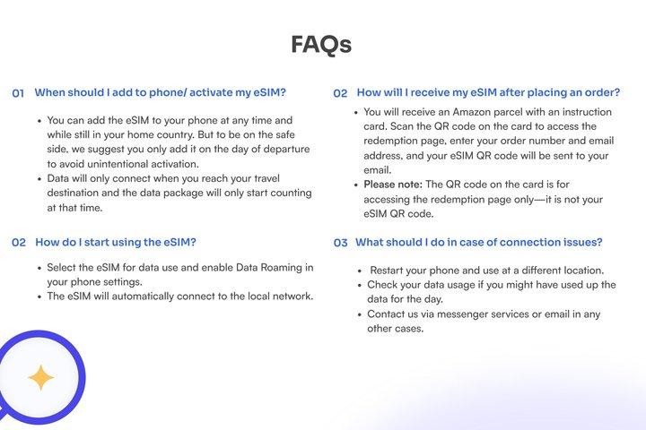 Malaysia eSIM | Onbeperkt Data | Plan van 3–30 Dagen