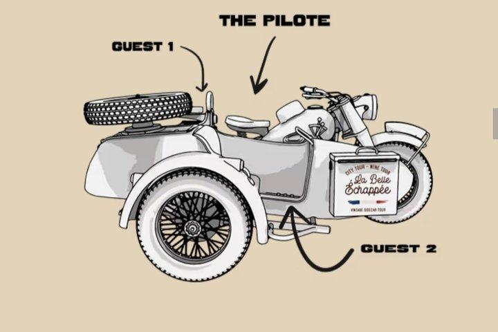 From Aix-en-Provence : Half-day Sidecar Wine Tour