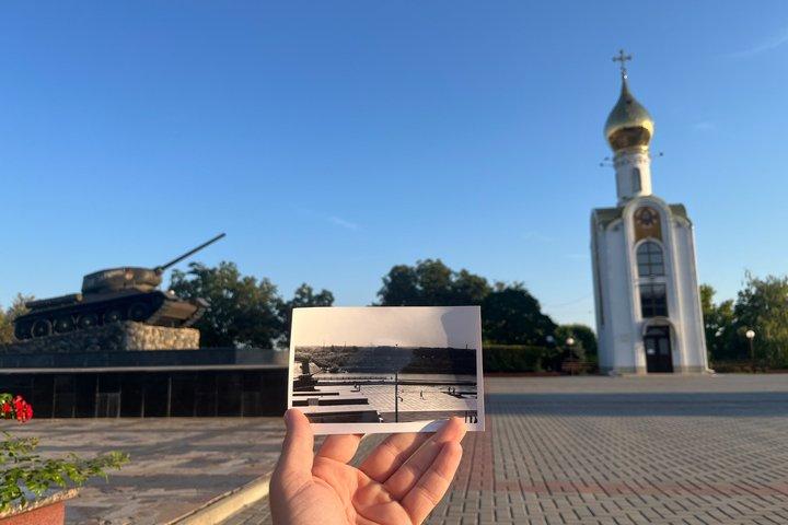 Tiraspol und Bender durch Archivfotos