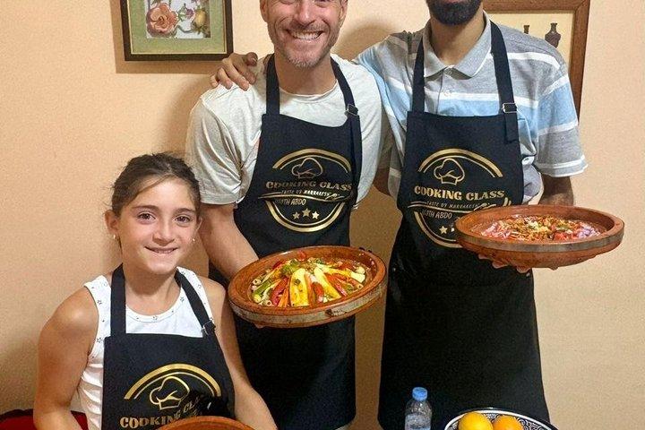 Classe de cozinha com ABDO em Marrakech "casa de Marrakech"