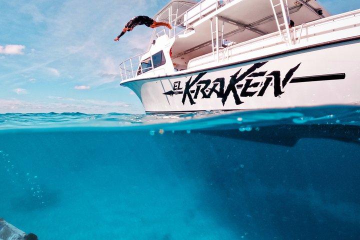 Icacos oder Vieques All-Inclusive Schnorcheln & Wasserrutschen Bootstour