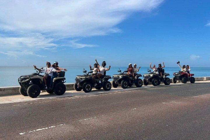 Group ATV Tour 2-seater, Island Sights Beach and Samples 3-Hour