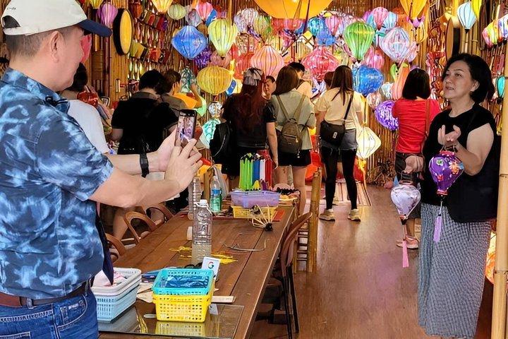 ホイアンのランタン作りとカムタンのボート体験