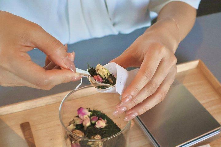 京都 日本語本茶ブレンドワークショップと持ち帰りのお茶