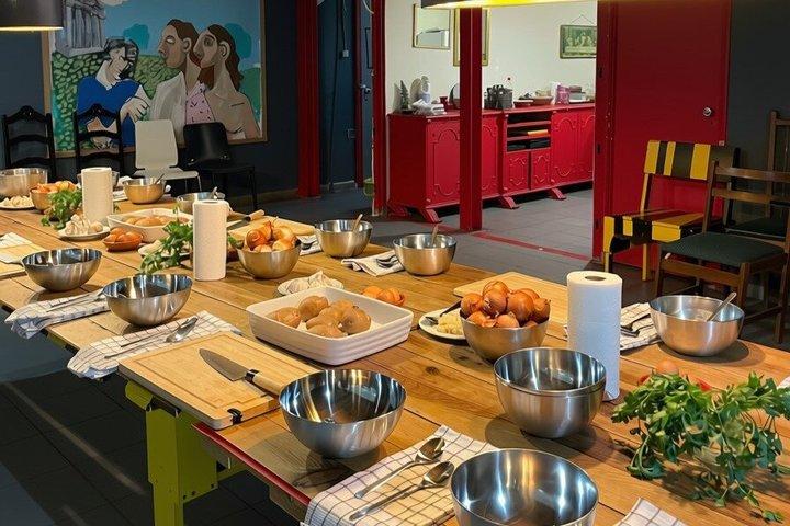Large Groups Lisbon Portuguese Cooking Class in Art Warehouse