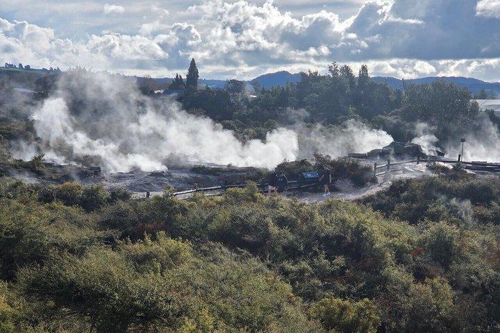 テプア・ロトルア地熱谷キウィ＆マオリ文化チケット