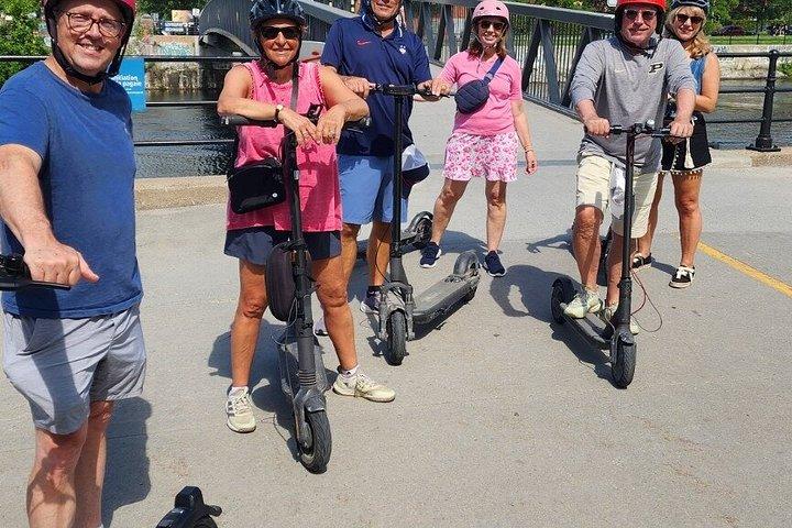 Experience Old Montreal on e-scooters with a local comedian