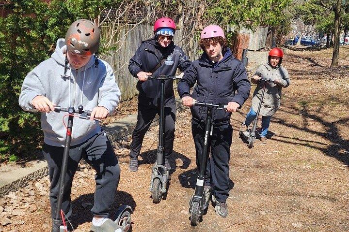 Experience Old Montreal on e-scooters with a local comedian
