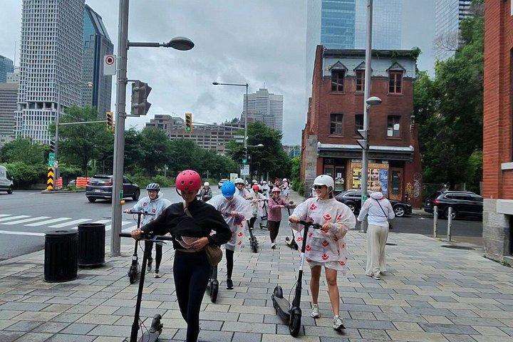 Experience Old Montreal on e-scooters with a local comedian