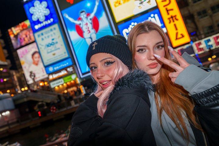 大阪：道頓堀プライベートフォトシュート＆ツアー（額装プリント付き）