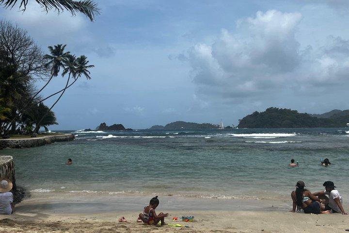 カリブ海の真ん中、天然プール付きのマミー島プライベート ツアー