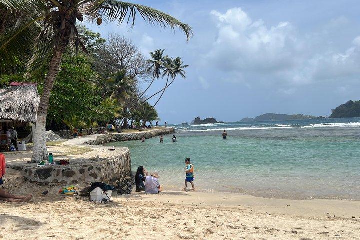 カリブ海の真ん中、天然プール付きのマミー島プライベート ツアー