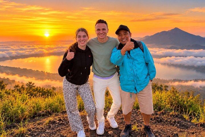 Trekking all'alba sul Monte Batur e rafting sul fiume Ayung