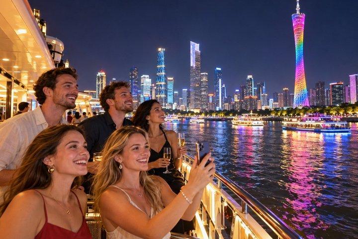 Guangzhou Pearl River Night Cruise e Canton Tower Night Tour