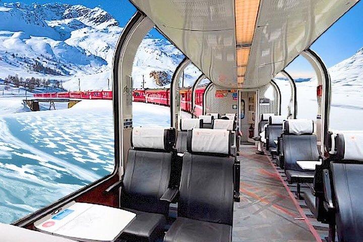 Bernina Express First Class, St. Moritz and Lake Como