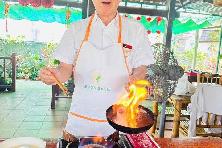 地元のシェフによる有機農場での料理教室体験
