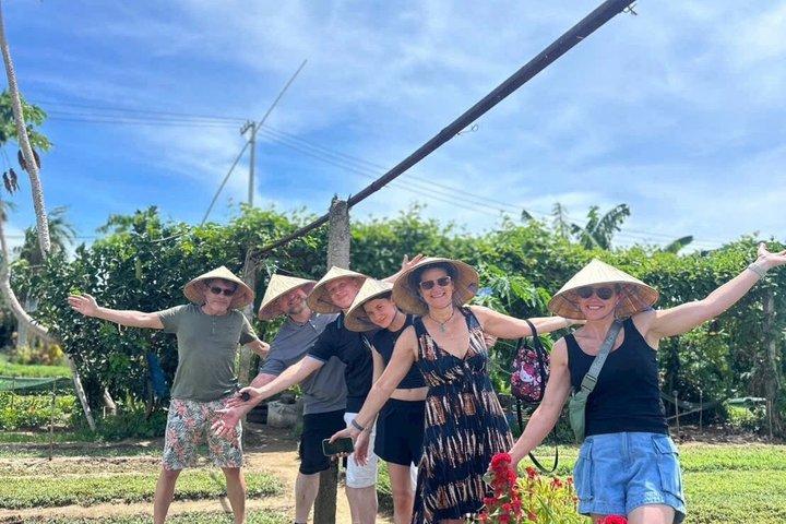 プライベートトラケ有機農園、市場とサイクリング料理教室