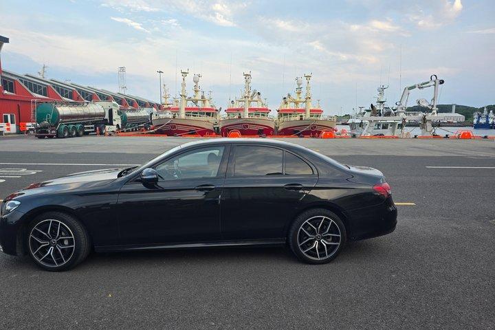 Premium Mercedes E-Klass Transfer – Dublins flygplats till centrum