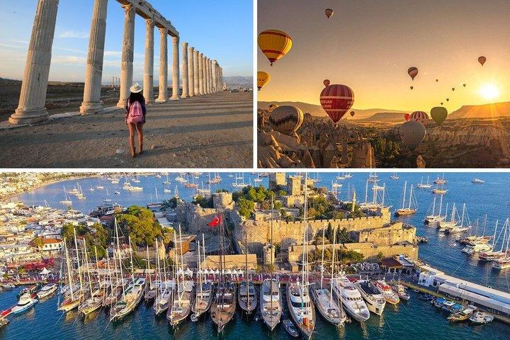 Tours por Turquía: Éfeso, Bodrum, Pamukkale, Capadocia y paseo en camello