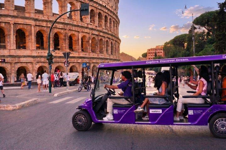ローマのナイトゴルフカートツアーとバチカン市国およびトラステヴェレ