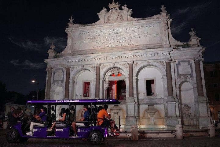 ローマのナイトゴルフカートツアーとバチカン市国およびトラステヴェレ