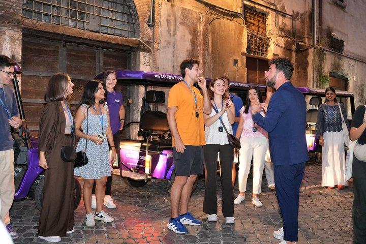 ローマのナイトゴルフカートツアーとバチカン市国およびトラステヴェレ