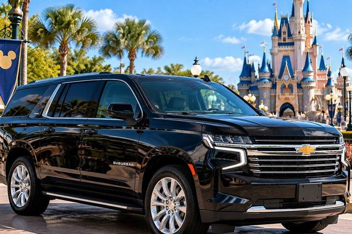 プライベート豪華SUV：オーランド空港からディズニーリゾートへの送迎